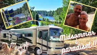 MIDSOMMAR I PARADISET!!! Amerikansk husbil-s&aring; h&auml;r reser vi 2022. Vlogg 6