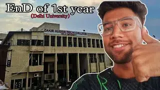 1st year b khatam ho gya college ka ❤️🌝 || College life in Delhi University 🫂 #delhiuniversity