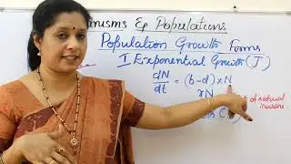 NEET: Organsims and Populations : Part 5 (Malayalam): Growth Models