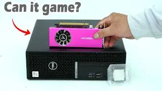 Dell 7090 SFF: i5-10400 + RTX 3050 LP Gaming PC build. Can it game?