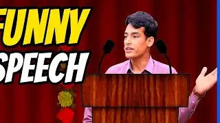 Funny Speech| Mazahiya Taqreer| Stage Comedy| Hussain Ahmad Pti Funny Vlog