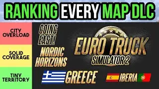 RANKING EVERY MAP DLC from SMALLEST to LARGEST in ETS2 | Including &ldquo;Nordic Horizons&rdquo;✔️