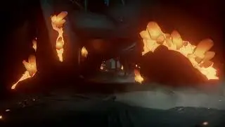 Volcano Cave Ambience - Ember Crystals Soundscape For Relaxation, Sleep, Work, And Meditation