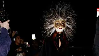 Doja Cat arriving to her &ldquo;La Notte Degli Occhi&rdquo; birthday themed party