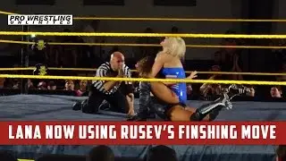LANA CRUSH!!!! Lana Uses Rusev's Finish In NXT (VIDEO)