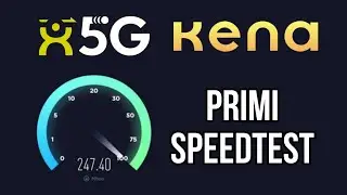 Primi speedtest Kena in 5G e confronto con TIM (Fastweb) in DSS