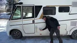 Vintercamping i Eura Mobil