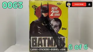 [0063] BATMAN (1989) Trading Cards - Series 2 [6 of 6] [#batman #tradingcards #timelapse]