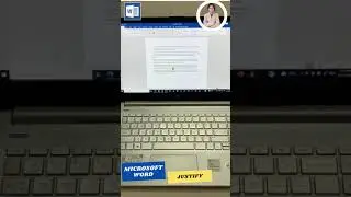 How to justify text in Microsoft word?