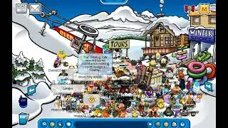 Путешествие в Club Penguin: Встреча с Рори! (Праздничная вечеринка 2025 года, строительство) :D 4...