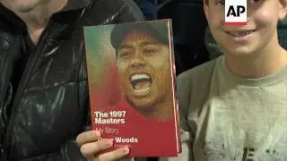 Tiger Woods Signs His Book In NYC