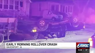 Car rolls overs on Rockingham Road in Davenport