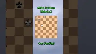 Mate In 2 #chess #chesspuzzle