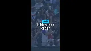 Perch&eacute; quella birra non cade?🍺⚾️