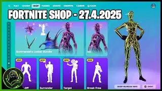 *NOV&Yacute;* FORTNITE SHOP! I 27.4.2025 I EMOTY, DOUBLE AGENT PACK!