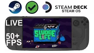 Sludge Life on Steam Deck/OS in 800p 50+Fps (Live) verified