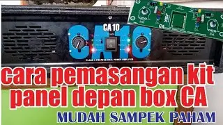 cara pemasangan/penyambungan kit panel depan box CA10 CA20 C30 dengan mudah