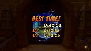 Crash Bandicoot N-Sane Trilogy: Warped Level 1 Toad Village Platinum time trial.