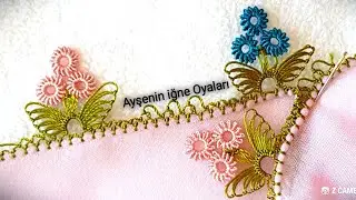 Yep-yeni tasarım üzüm iğne oyası modeli anlatımlı yapılışı