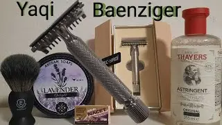 137.💈Yaqi Baenziger Rasierhobel /BBS Lavender Delight / Thayers Witch hazel 