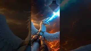 Dragon Rider POV: Soaring Over Volcanoes, Storms & Ice | Epic Fantasy Short in 4K #aiart