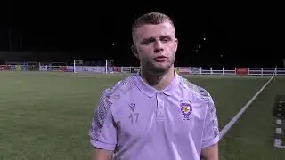 Reaction: Morpeth Town striker Sam Hodgson post Bradford PA (A)