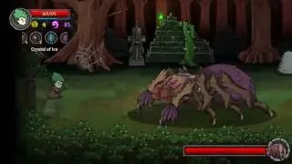 Lost Castle boss Spider king with Forest eye staff
