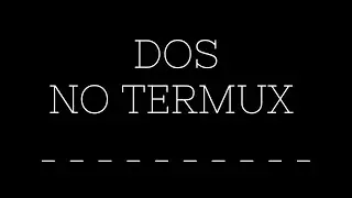 DoS no Termux - XerXes