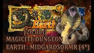 [FFRK] Magicite Dungeon 4* | Earth - Midgardsormr [26:88s] #1026