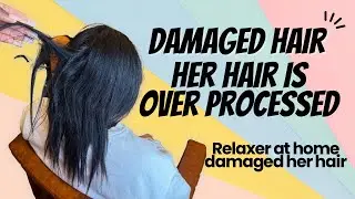 Her Hair Was Over-Processed From At-HomeRelaxers | Damaged Hair & Scalp Recovery Talk