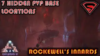 ARK GENESIS 2: 7 HIDDEN PVP BASE LOCATIONS [ROCKWELL'S INNARDS]