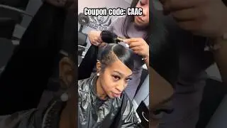 Slick 30inch High Ponytails w/ Swoop Bang | Step By Step Tutorial Ft.#ulahair #ponytail #viral