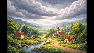 Rain goes tip-tip-toe, soft and light  #poem #nurseryrhymes