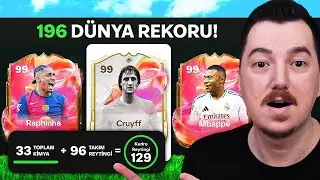 196 D&Uuml;NYA REKORU GELDİ! EN Y&Uuml;KSEK REYTİNG CHALLENGE - FC 25 DRAFT