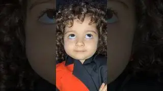 😱🥰Cute baby dance | trending song | curly hair🥺😱 #youtubeshorts #shorts
