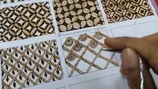 Learn Different Types of Henna Grids/ Checks (Part-4)❤️ Basic Henna Grids For Beginners❤️  