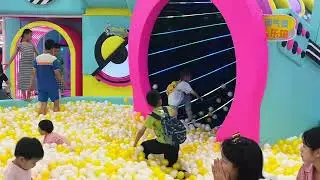 Indoor Kids Playground With Creative Slides Role Play Zones and Soft Play Climbing Games
