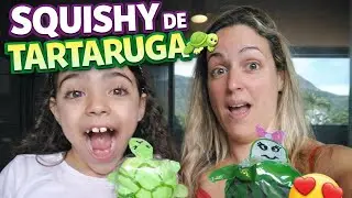 Paper Squishy de Tartaruga 🐢💚 | Brinquedo Anti Stress Fofinho | Sofia Divertida e Criativa