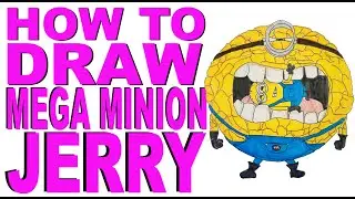 How to draw Mega Minion Jerry (Despicable Me 4)