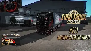 DIY Arduino Steering Wheel Gameplay | IBC Containers Delivery Euro Truck Simulator 2