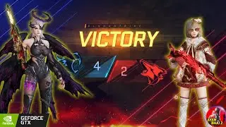 Insane 1vs4 Squadfight Challenge Gameplay in Blood Strike with Op Aug || GTX 1650