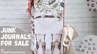 (New 2022 !!!) Wedding journal Love junk journal Bridal notebook OOAK. SOLD OUT. Thank you!