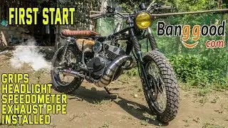 Kawasaki HD3 2stroke Scrambler Build Part 9
