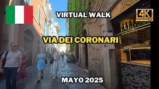Via dei Coronari + Piazza Navona | 🇮🇹 Roma Italia 4K