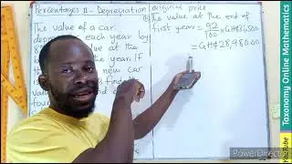 Depreciation & Percentages: A Comprehensive Introduction -Ep 11 of Mastering Percentage Calculations