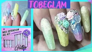 Tobeglam Polygel Kit: Russian Almond Dual Forms | Tutorial and Review