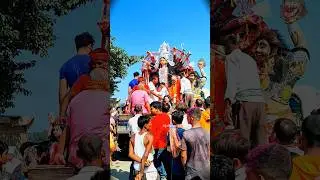 जयनगर कमला नदी विसर्जन मां दुर्गा जी  |  #shorts #viral #video #youtube #jainagarlike