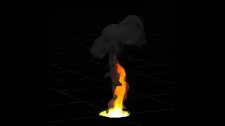 Houdini Experiments : Fire Stylized 3D