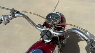 1966 Suzuki T-20 quick walk around while running