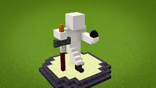 Dragon slayer statue Minecraft tutorial